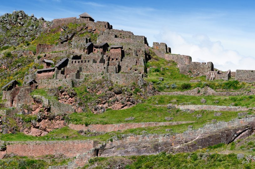 South America, Pisaq Inca ruins, Peru, Sacred Valley