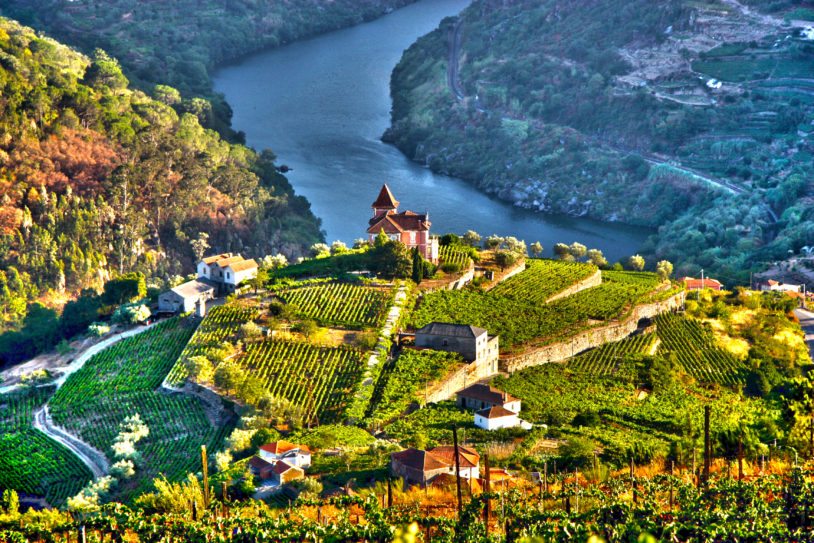 Stunning landscape with Douro Valley and river in Spain. AdventureWomen active women trips