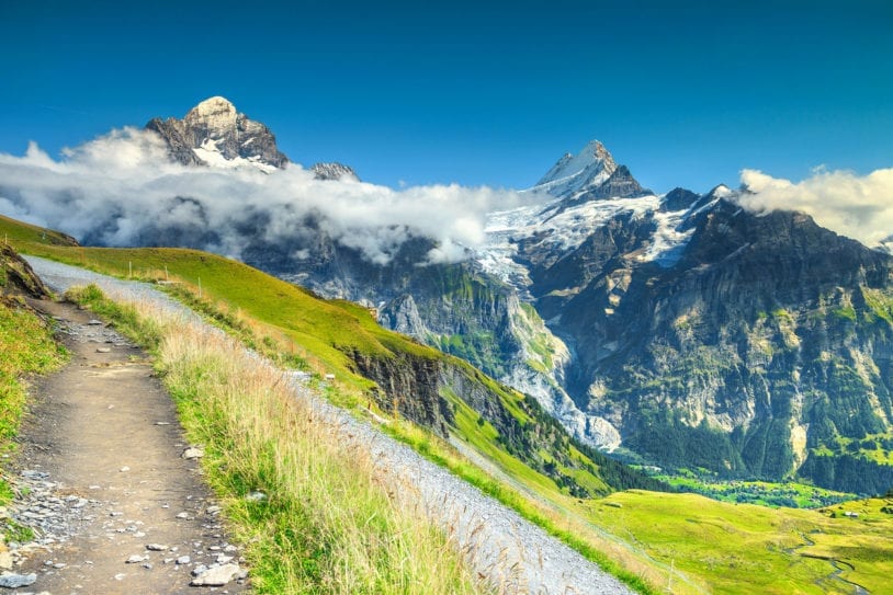 Women's hiking adventure in Switzerland