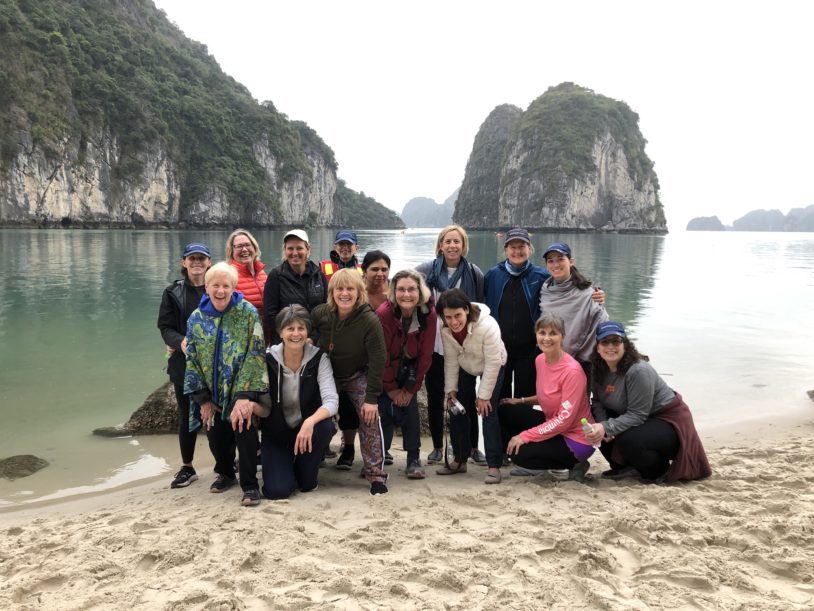 Adventure Women guests posing for group photo in Vietnam