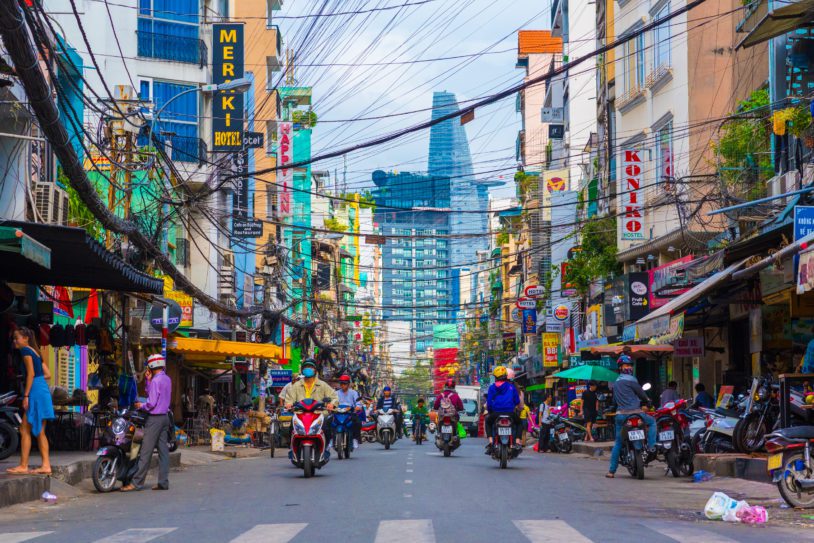 Bustling Bui Vien Street, Ho Chi Minh