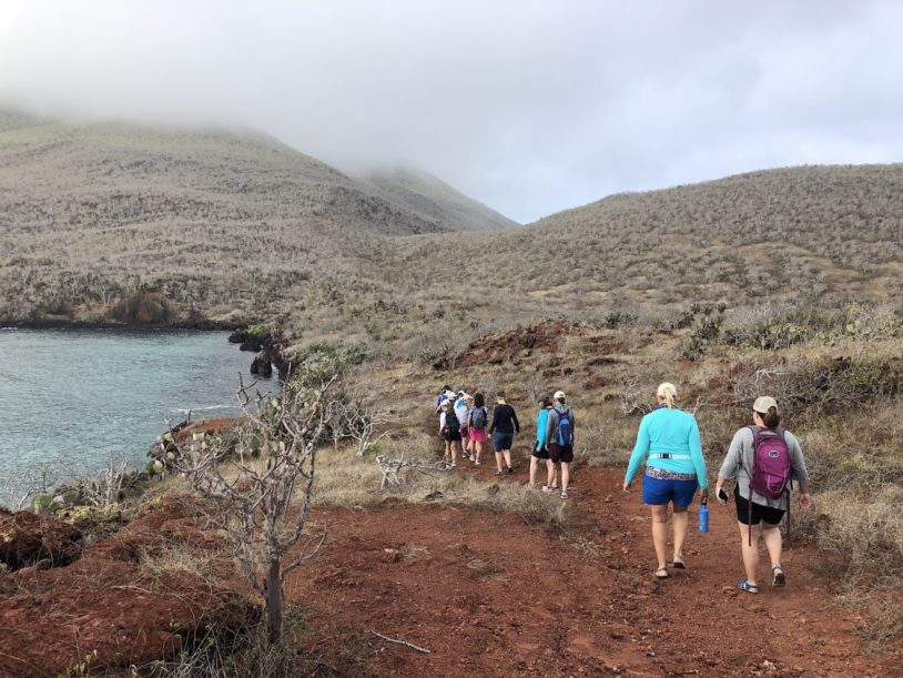 Hiking on the Galapagos islands