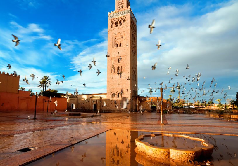 Koutoubia mosque, Marrakech, Morocco