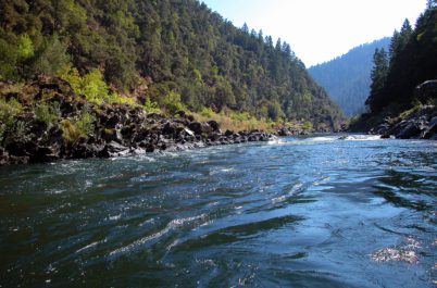 Floating on the Wild and Scenic Rogue River in southern Oregon.