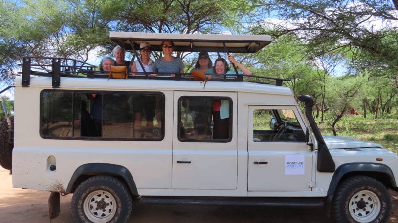women travel groups to Tanzania