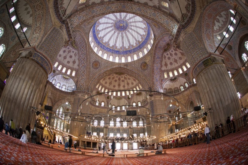 Infamous Blue Mosque on women's adventure to Turkey