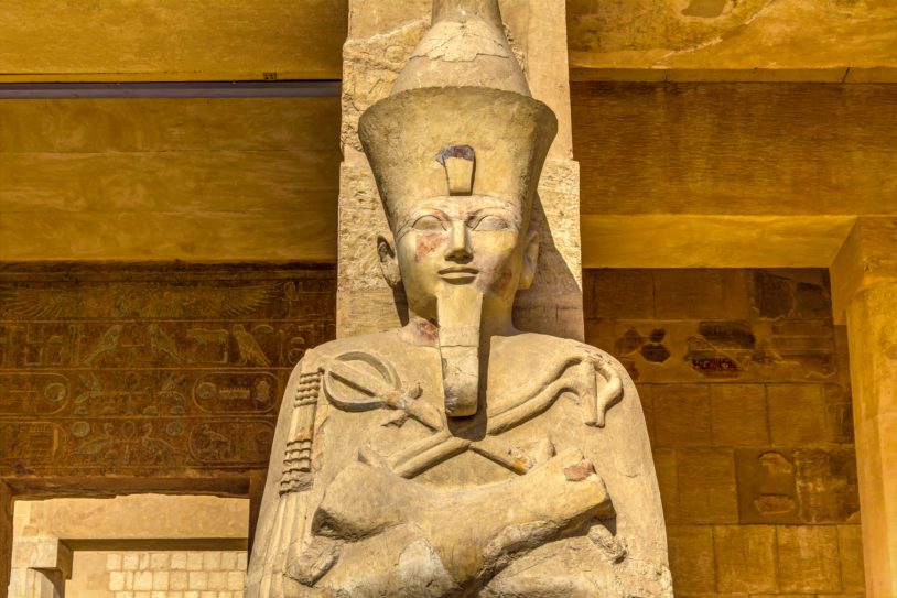 Statue of queen Hatshepsut, in Luxor, Egypt,