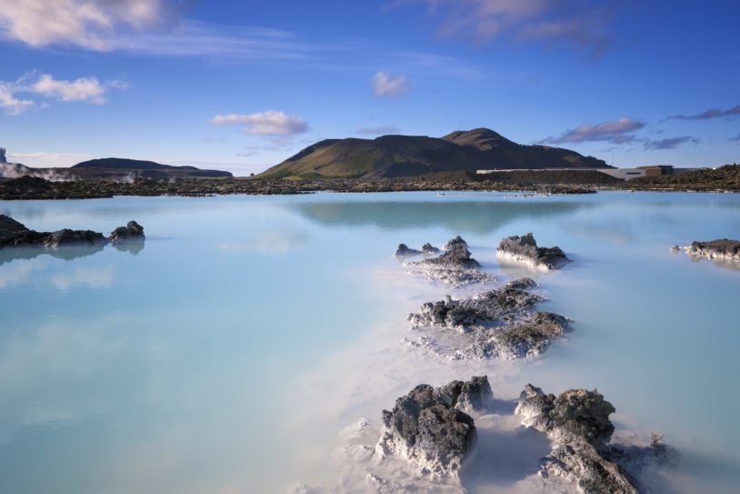 The Blue Lagoon. Hot pool in Iceland.