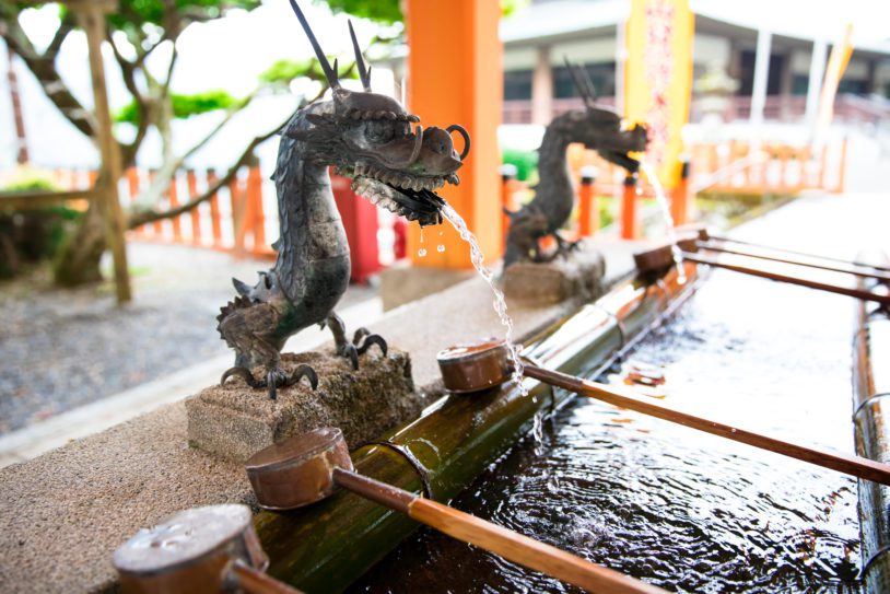 Nachi Water Statue of a dragon